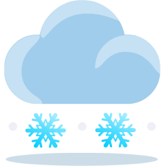 Cloud With Snow Emoji Skype