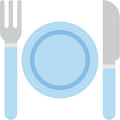 Fork And Knife With Plate Emoji Skype