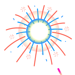 Fireworks Emoji Skype