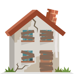 Derelict House Emoji Skype