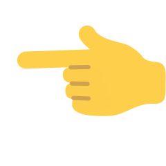 Backhand Index Pointing Left Emoji Skype