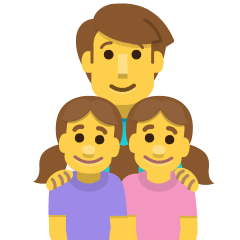 Family Man Girl Girl Emoji Skype