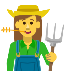 Woman Farmer Emoji Skype