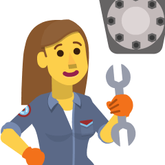 Woman Mechanic Emoji Skype
