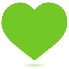Green Heart Emoji Skype