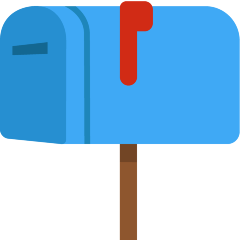 Closed Mailbox With Raised Flag Emoji Skype