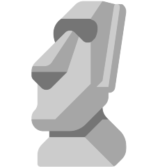 Moai Emoji Skype