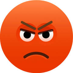 Pouting Face Emoji Skype