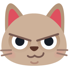 Cat With Wry Smile Emoji Skype