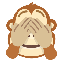 See No Evil Monkey Emoji Skype