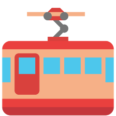 Mountain Cableway Emoji Skype