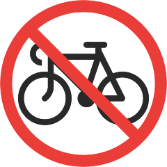 No Bicycles Emoji Skype