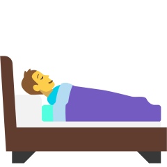 Person In Bed Emoji Skype