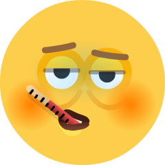 Face With Thermometer Emoji Skype
