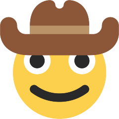 Cowboy Hat Face Emoji Skype