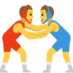 People Wrestling Emoji Skype