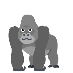 Gorilla Emoji Skype