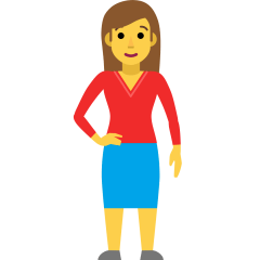 Woman Standing Emoji Skype