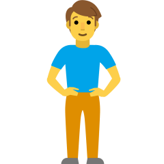 Man Standing Emoji Skype