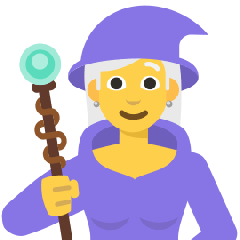 Woman Mage Emoji Skype