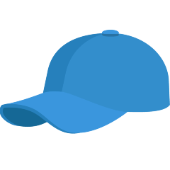 Billed Cap Emoji Skype