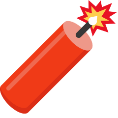 Firecracker Emoji Skype