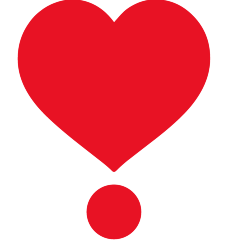 Heart Exclamation Emoji Skype