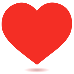 Red Heart Emoji Skype