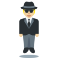 Person In Suit Levitating Emoji Twitter