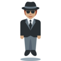 Person In Suit Levitating Emoji Twitter