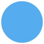 Large Blue Circle Emoji Twitter