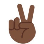 Victory Hand Emoji Twitter