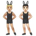 Men With Bunny Ears Emoji Whatsapp