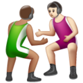 Men Wrestling Emoji Whatsapp