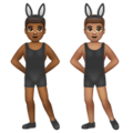 Men With Bunny Ears Emoji Whatsapp