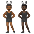 Men With Bunny Ears Emoji Whatsapp