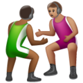 Men Wrestling Emoji Whatsapp
