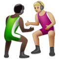 Men Wrestling Emoji Whatsapp