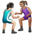 Women Wrestling Emoji Whatsapp