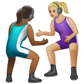 Women Wrestling Emoji Whatsapp