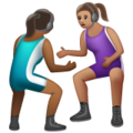 Women Wrestling Emoji Whatsapp