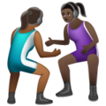 Women Wrestling Emoji Whatsapp