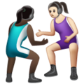 Women Wrestling Emoji Whatsapp
