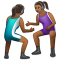 Women Wrestling Emoji Whatsapp