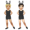 People With Bunny Ears Emoji Whatsapp