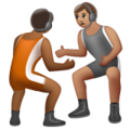 People Wrestling Emoji Whatsapp