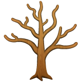 Leafless Tree Emoji Whatsapp