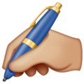 Writing Hand Emoji Whatsapp