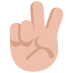 Victory Hand Emoji Windows