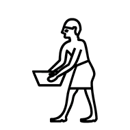 Egyptian Hieroglyph-#1350F